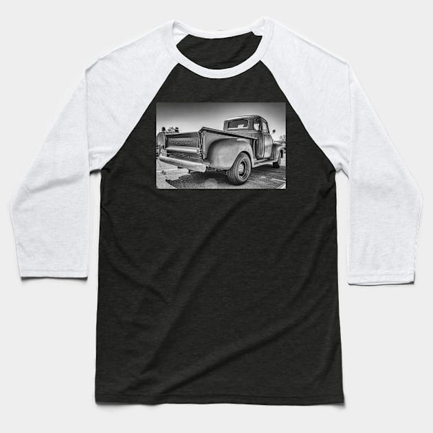 Chevrolet Advance Design 3100 Pickup Truck Baseball T-Shirt by Gestalt Imagery